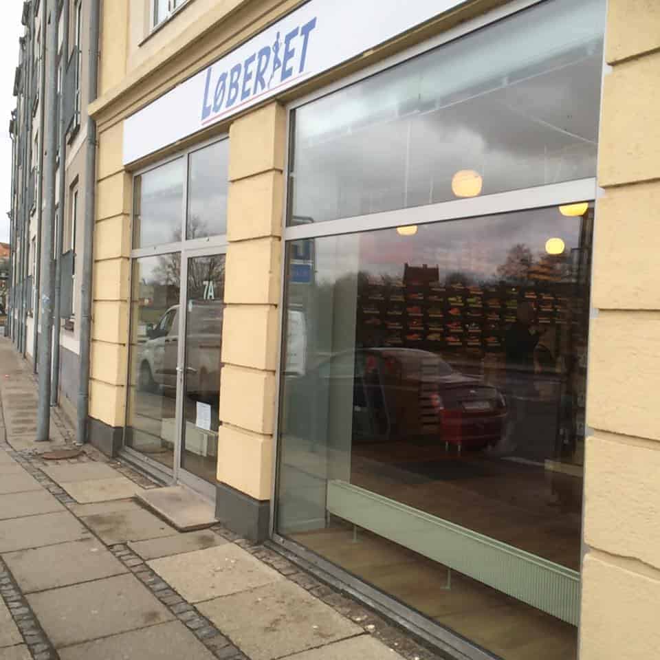Butik efter udskiftning af vinduer